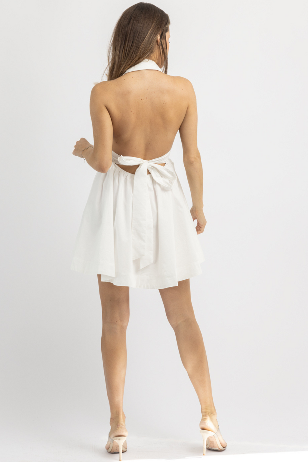 BROAD STREET WHITE MINI DRESS