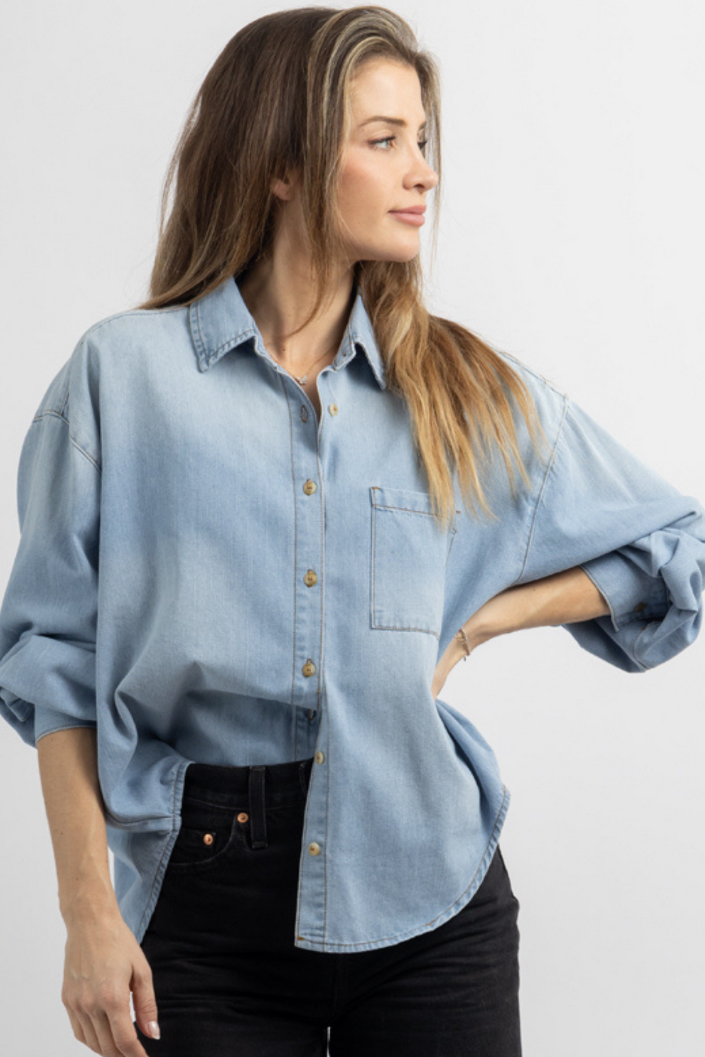 DEL MAR DENIM SHIRT