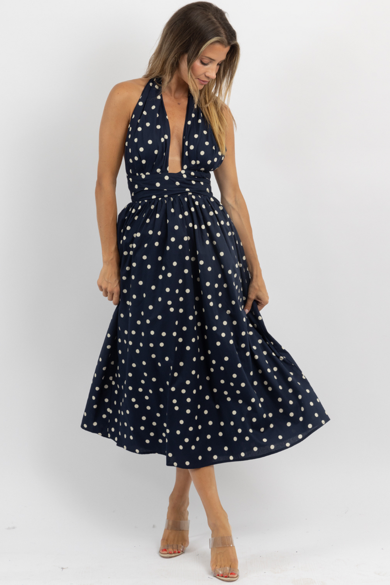 THE KATE POLKA MIDI DRESS *BACK IN STOCK*