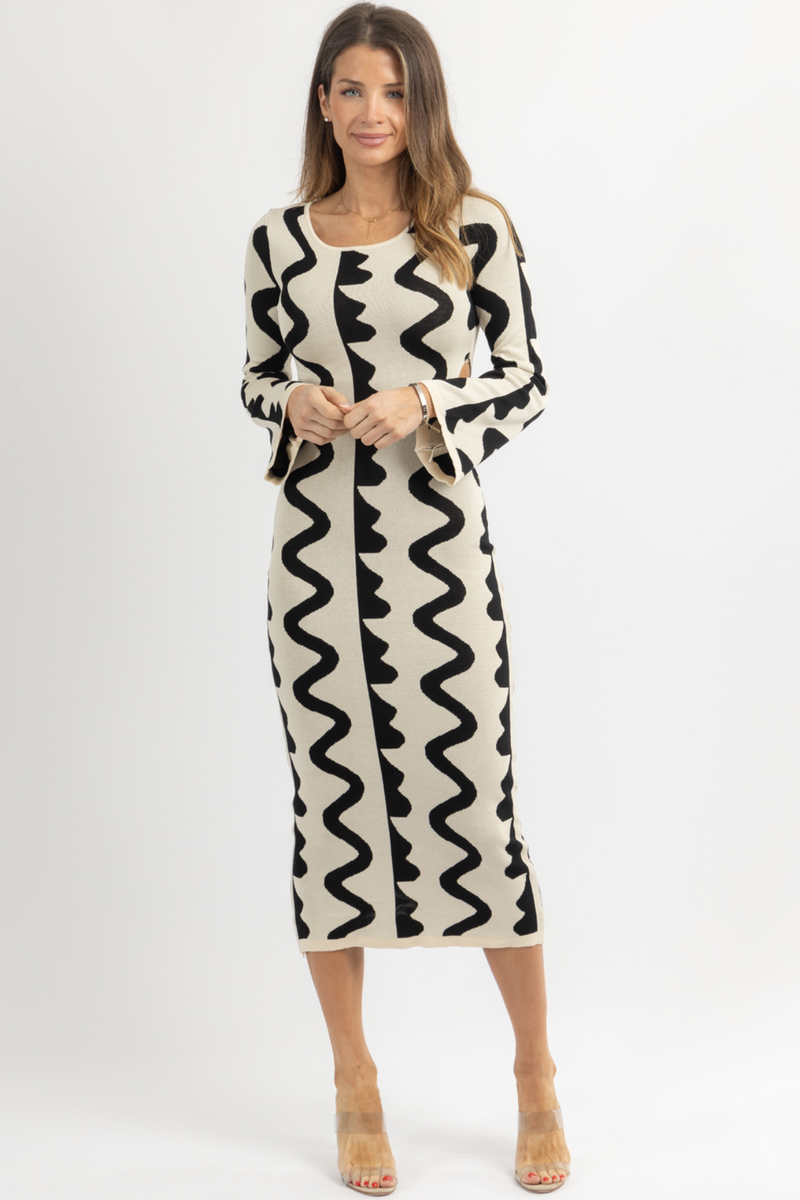 WAVY KNIT MAXI DRESS L'ABEYE WAVY KNIT MAXI DRESS L'ABEYE