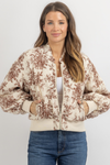 GARDENER IVORY BOMBER JACKET