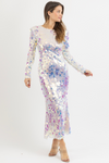 STAR SIGN SEQUIN DRESS