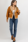 VAIL SHEARLING CAMEL COAT