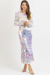 STAR SIGN SEQUIN DRESS