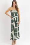 ABACO GREEN MIDI DRESS