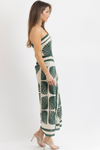 ABACO GREEN MIDI DRESS