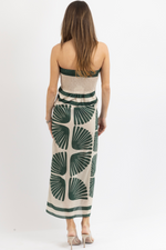 ABACO GREEN MIDI DRESS