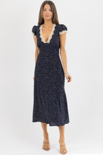 ABIGAIL DOT + LACE DRESS