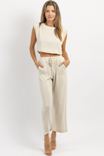 ACT NEUTRAL OAT PANT SET *BACK IN STOCK*