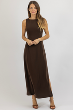 ADELE HIGH SLIT DRESS