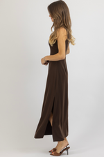 ADELE HIGH SLIT DRESS
