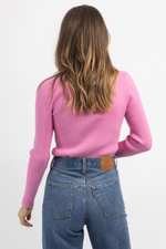 ADELAIDE PINK CONTRAST TOP