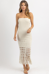 AIELA LINED CROCHET DRESS *BACK IN STOCK*