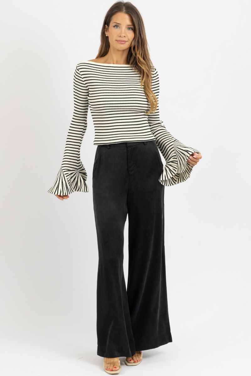 ALEXI MIDNIGHT BLACK PANTS