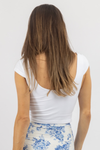 ALL CAPS WHITE TOP