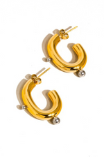 ALSACE MIXED HOOP EARRING