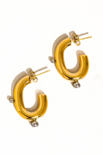 ALSACE MIXED HOOP EARRING