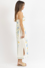 AMI BLUE PRINT DRESS