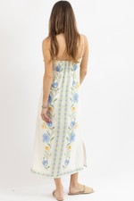 AMI BLUE PRINT DRESS