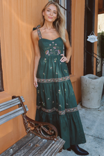 ANA EMBROIDERED MAXI DRESS