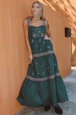 ANA EMBROIDERED MAXI DRESS