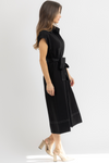 ANINE BELTED MIDI DRESS