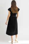 ANINE BELTED MIDI DRESS