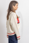 APRES CREAM GRAPHIC SWEATER