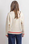 APRES CREAM GRAPHIC SWEATER