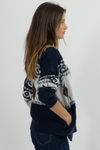 SEATTLE PRINT KNIT CARDIGAN