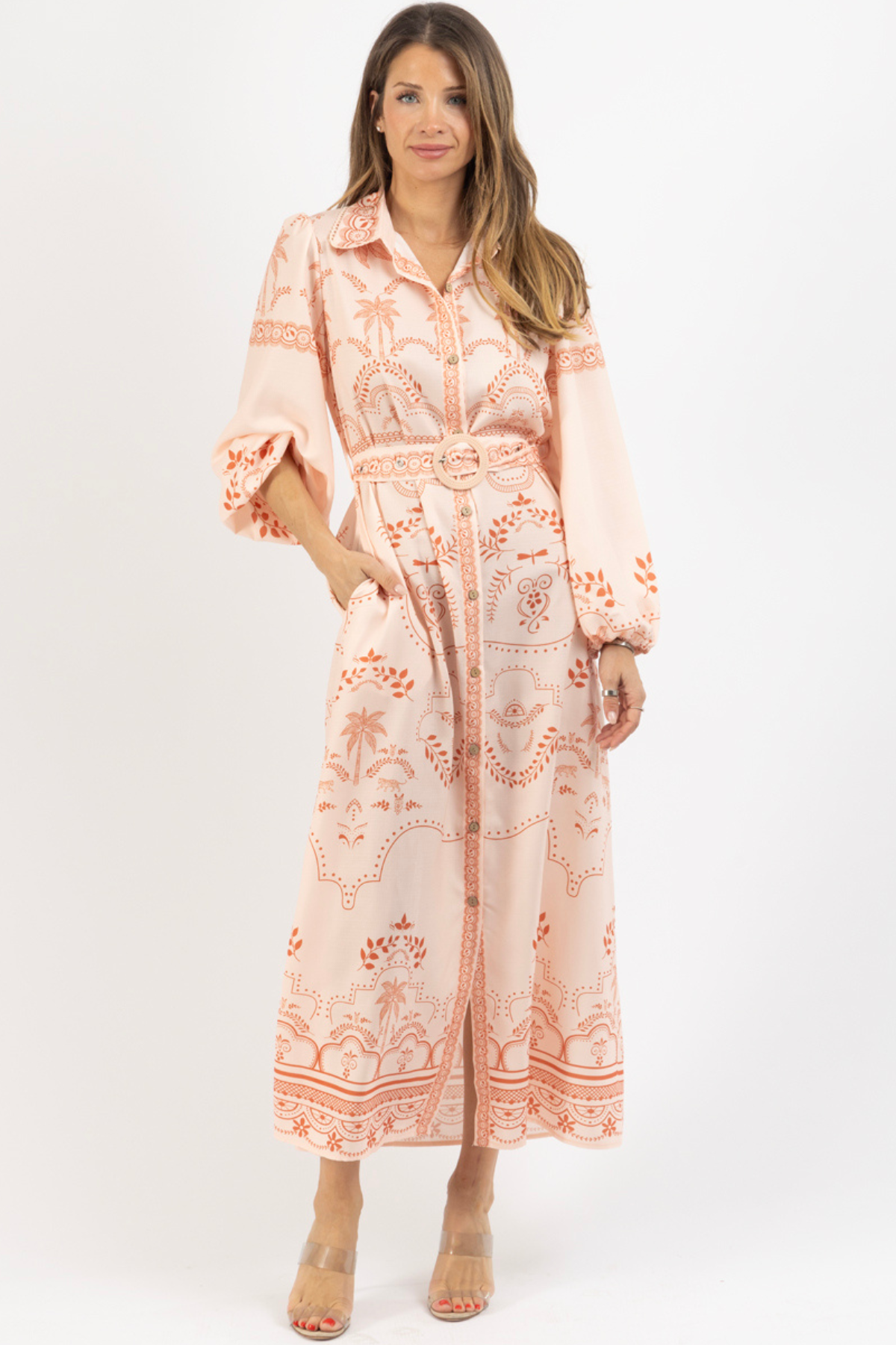 ★Phase eight iana フローラルアシメプリーツ マキシ★ MAXI DRESSES – L'ABEYE