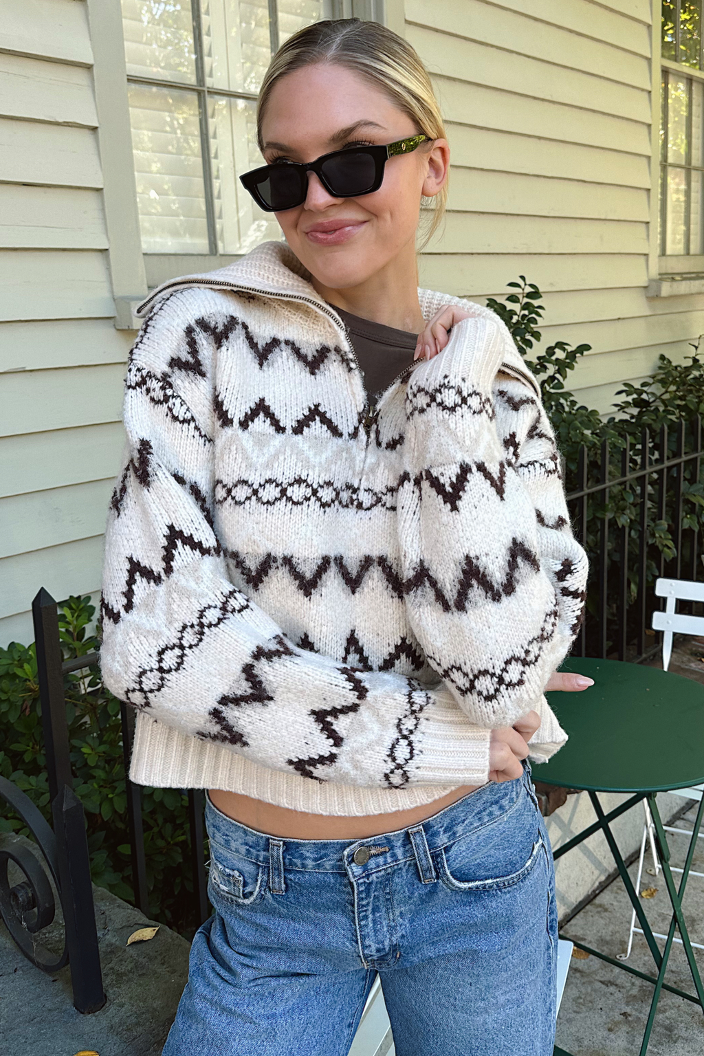 ASPEN COLLARED SWEATER