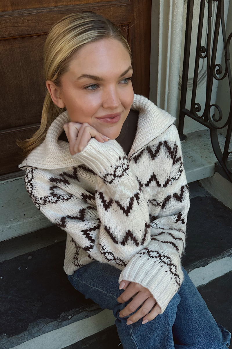 ASPEN COLLARED SWEATER