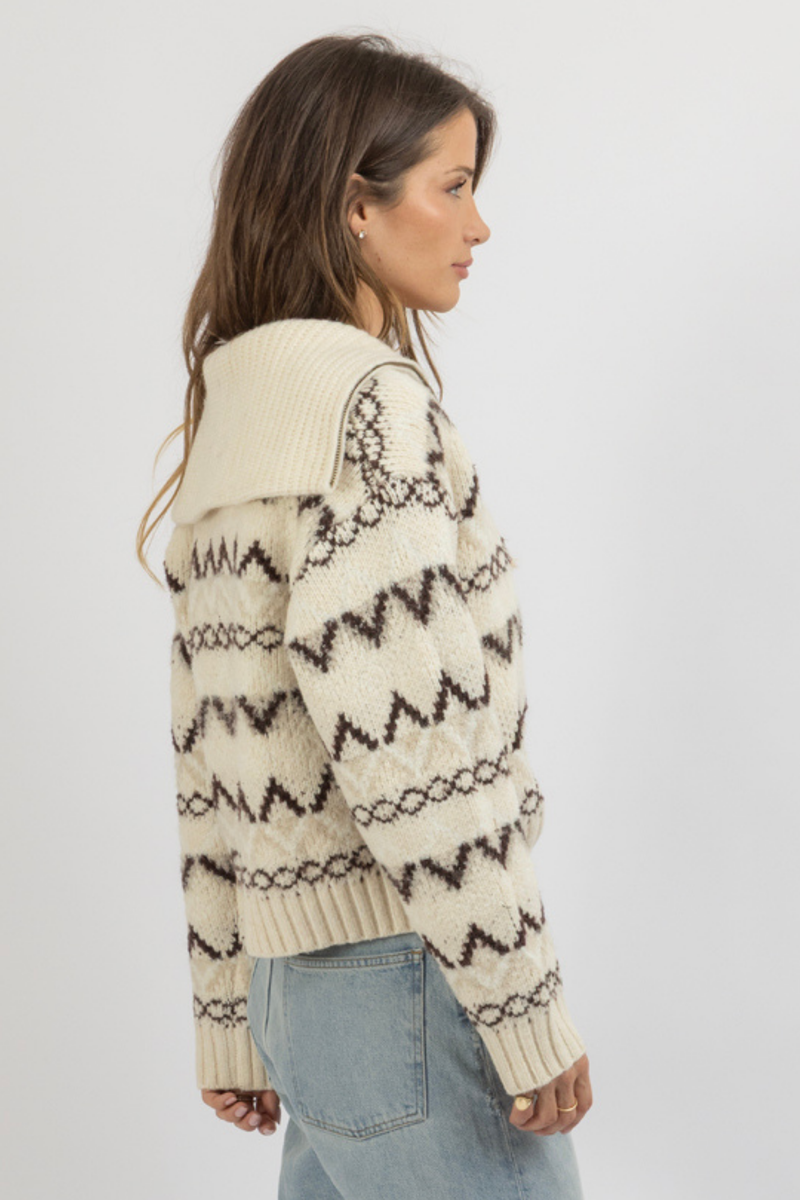 ASPEN COLLARED SWEATER