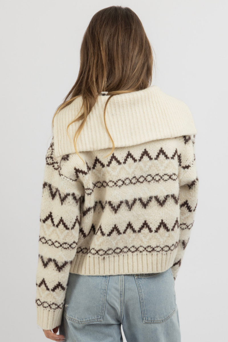 ASPEN COLLARED SWEATER
