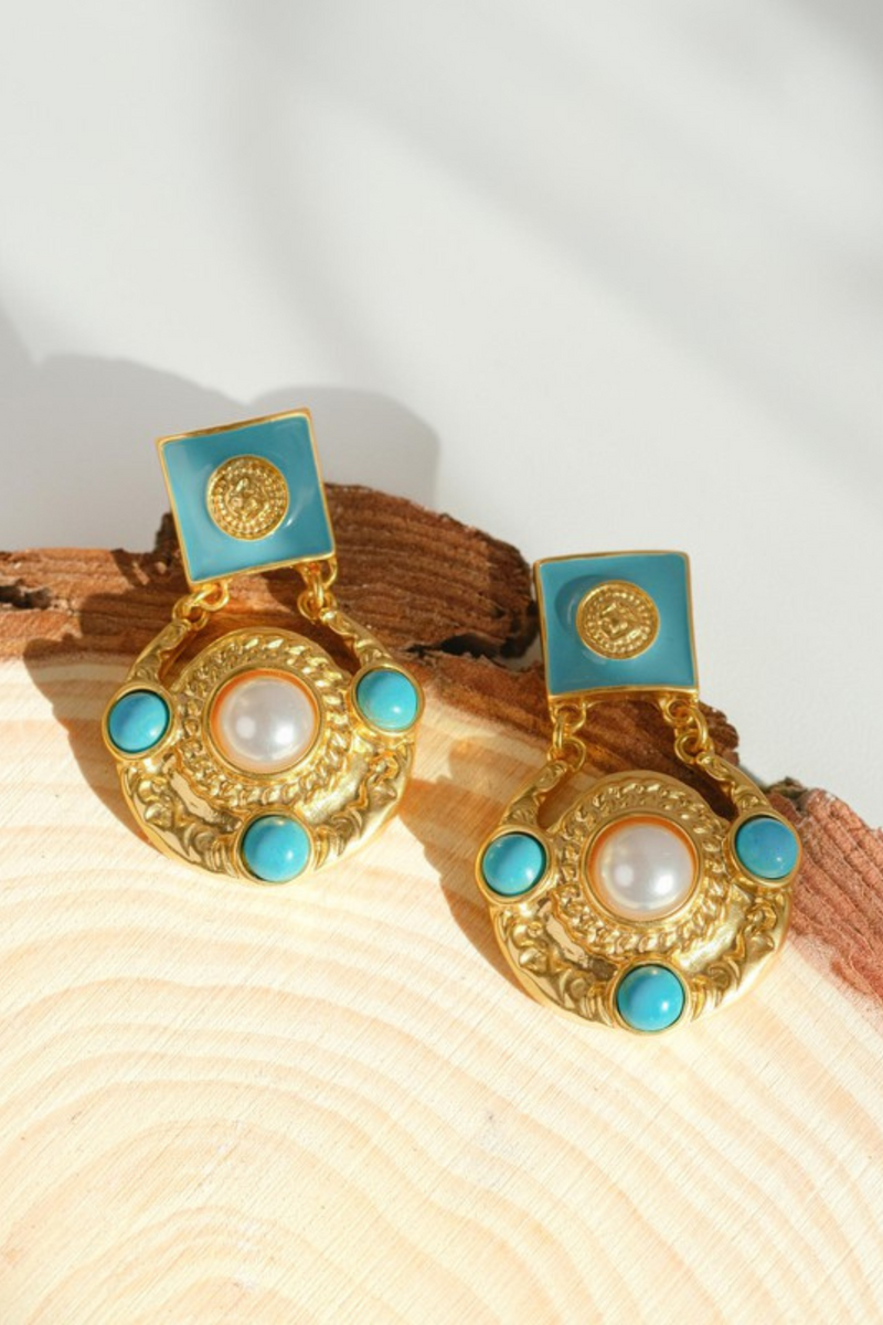 ASTRID TURQUOISE DROP EARRING