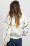 AYLA PIPING PULLOVER