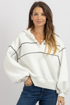 AYLA PIPING PULLOVER