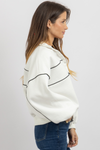 AYLA PIPING PULLOVER