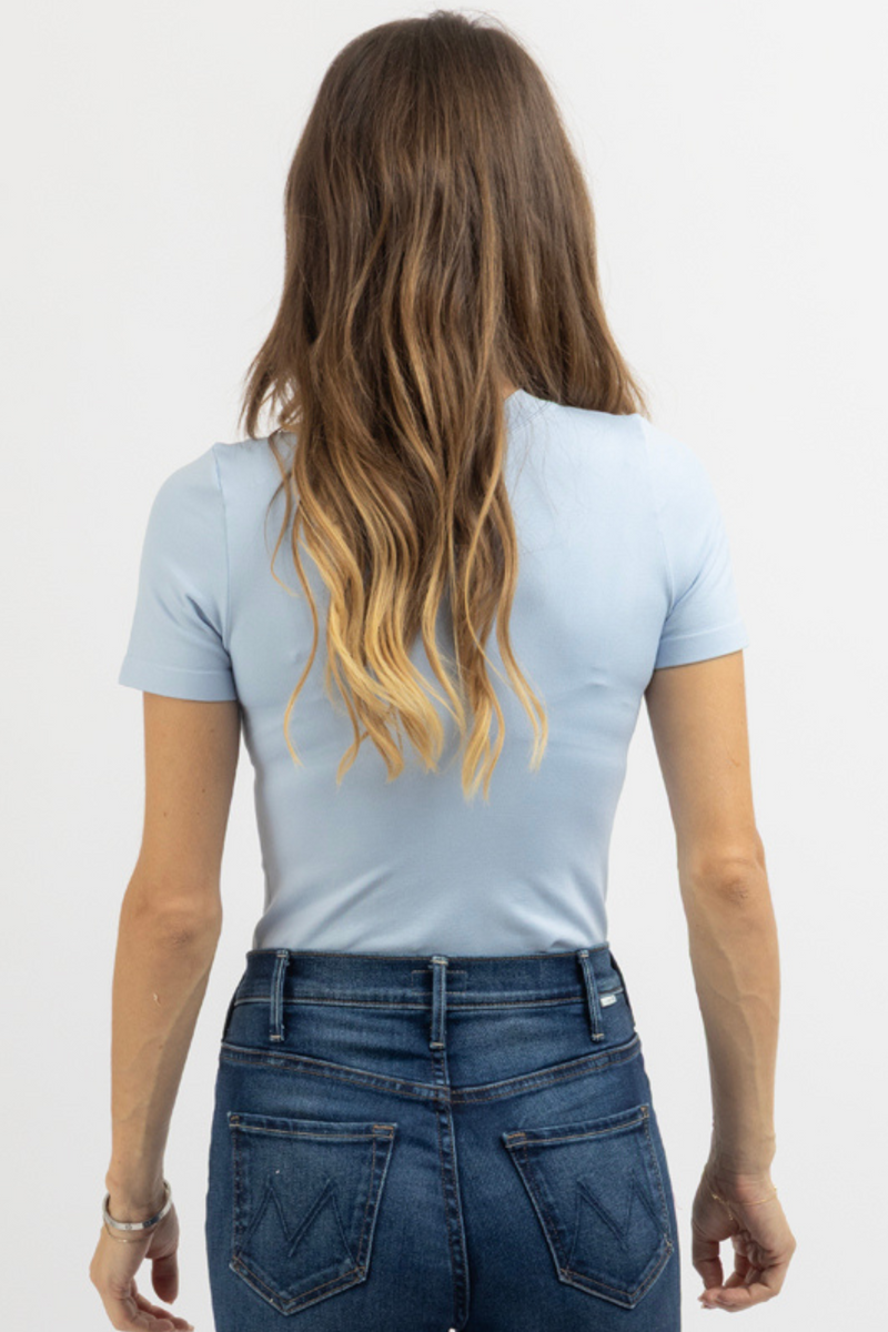 CAPSULE BABY BLUE SMOOTH TEE BODYSUIT
