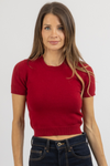 BANKS SCARLET TOP