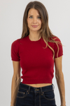 BANKS SCARLET TOP