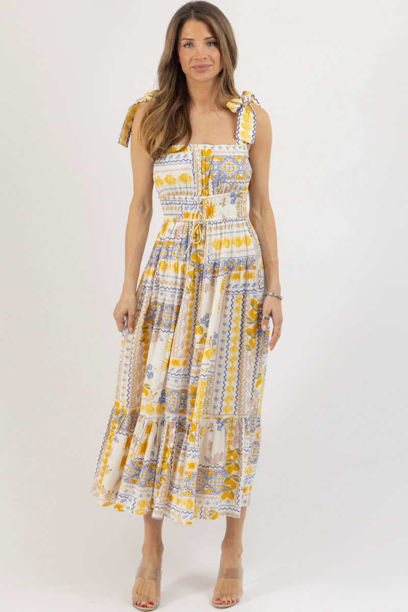 BARCELONA LEMON DRESS