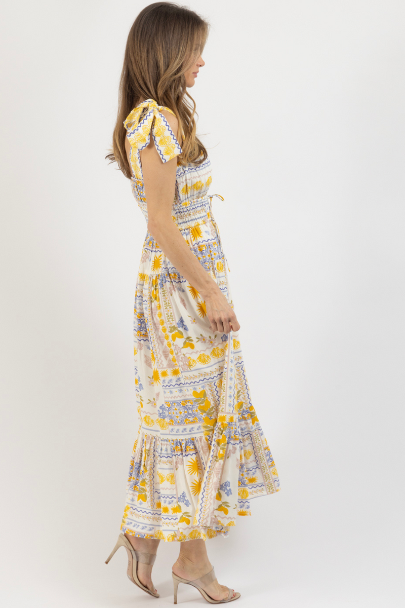 BARCELONA LEMON DRESS