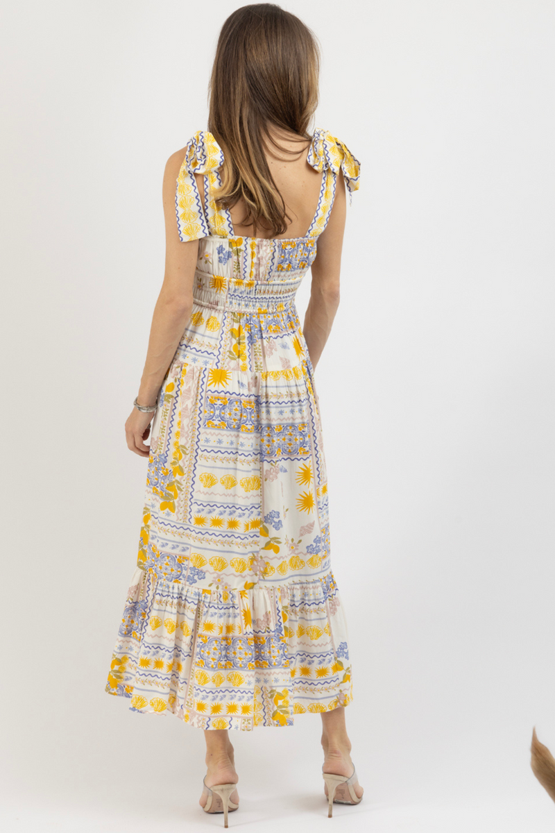 BARCELONA LEMON DRESS