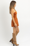 BAYSIDE AUTUMN RUCHED ROMPER *BACK IN STOCK*