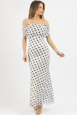 BELLA POLKA PRINT DRESS