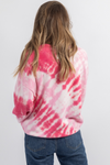 POP OF PINK DYED PULLOVER