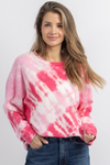 POP OF PINK DYED PULLOVER