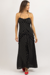 WAVERLY DOTTED MAXI DRESS